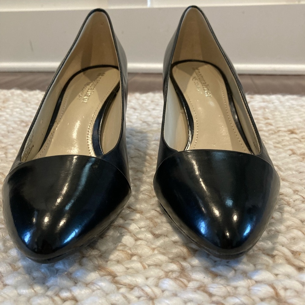 NWT Naturalizer Elegant Black Leather Heels (Sz 6M) - Picture 4 of 8